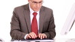 Detalii fotografie Businessman working with computer.