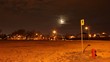 Lune sur borne d'incendie
