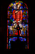 Vitrail de la chapelle miraculeuse Notre-Dame de Rocamadour