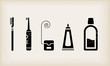 Mouth and teeth care icons