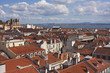 Over red roofs of Lisbon Over red roofs of Lisbon