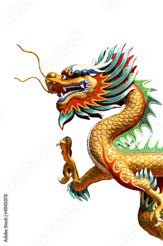 Photo: Chinese style dragon statue Chinese style dragon statue