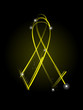 Yellow veteran's ribbon