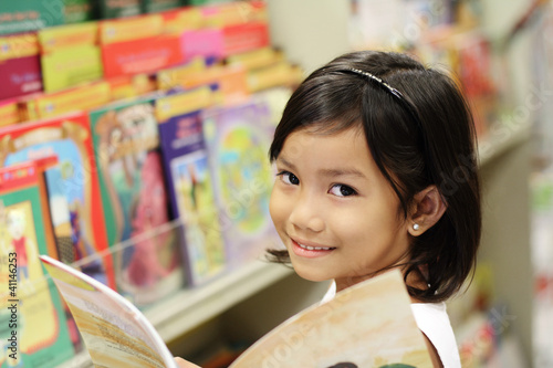 Photo: Girl in the Library Girl in the Library
