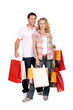 couple crazy shopping trip