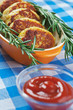 Cutlets and rosemary