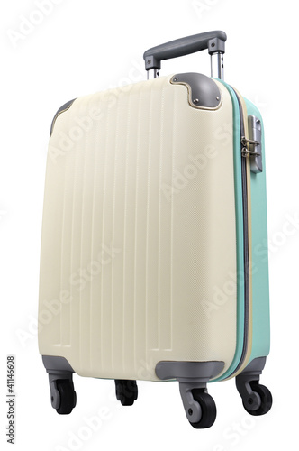 Photo: luggage on white luggage on white