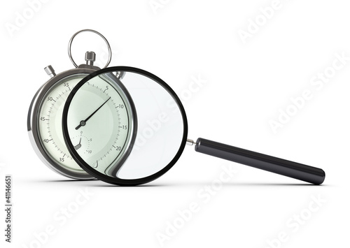 Illustration: analyse de la performance, chronomètre analyse de la performance, chronomètre