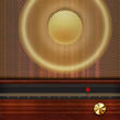 Music background with retro radio elements. Music background with retro radio elements.