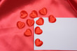 White card for congratulation White card for congratulation