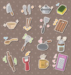 kitchen tool stickers