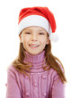 little girl closeup in pink sweater
