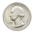 The American coin in twenty five cents