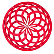 Abstract round 3d pink sphere Abstract round 3d pink sphere