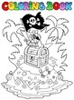 Coloring book with pirate topic 3