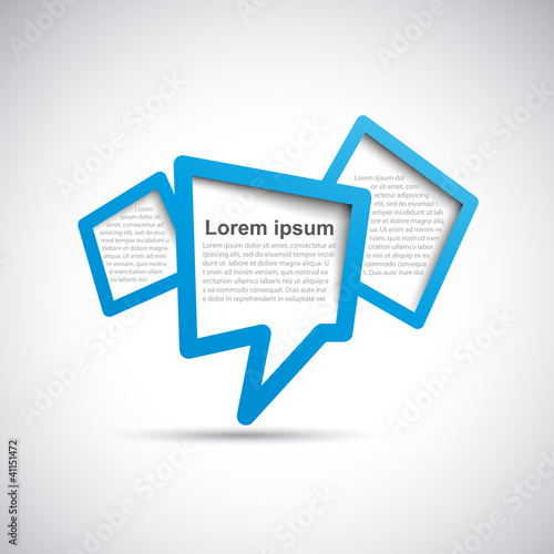 Vector: Cover speech in blue # Vector Cover speech in blue # Vector