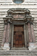 Entrance door to a historic palace in the center of Perugia Entrance door to a historic palace in the center of Perugia