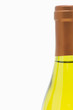 Close up of bottle of white wine Close up of bottle of white wine