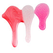 the pink nail polish isolated