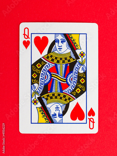 Foto: Playing card (queen) Playing card (queen)