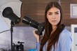 Photo: Portrait of attractive photographer Portrait of attractive photographer