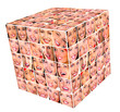Woman face collage.