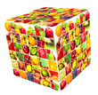 Fruits. Collage. Fruits. Collage.