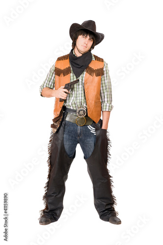 Photo: Cowboy with a gun Cowboy with a gun