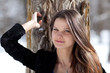 Portrait of beautiful girl