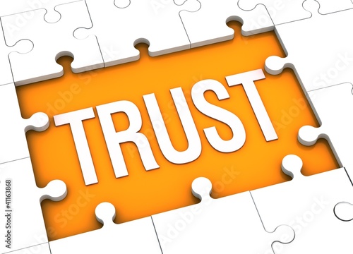 Illustration: trust puzzle trust puzzle