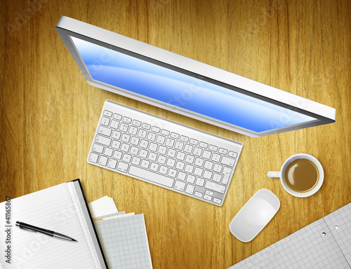 Photo: overhead computer overhead computer