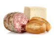 Soppressa Veneta con pane e formaggio Soppressa Veneta con pane e formaggio
