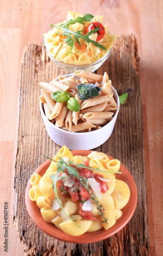 Photo: Pasta salads Pasta salads