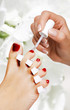 Pedicure in the spa salon in the garden Pedicure in the spa salon in the garden
