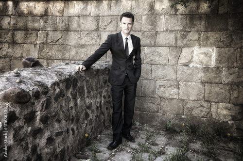 Photo: Conceptual Portrait of Stylish Elegant Handsome Man Conceptual Portrait of Stylish Elegant Handsome Man