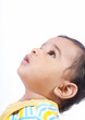 Photo: Cute Indian Baby Looking up Cute Indian Baby Looking up