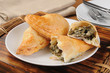 Spinach and cheese empanadas