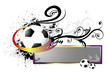 Fußball mit Button