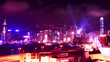 Hong Kong skyline at night