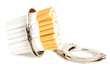 Cigarette  and  handcuffs