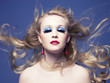 Foto: Lady on bright background Lady on bright background