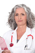 Senior female doctor