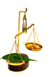 Balanced brass scales