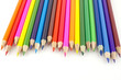 Color pencils over white Color pencils over white