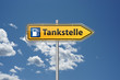 Photo: Wegweiser Tankstelle Wegweiser Tankstelle