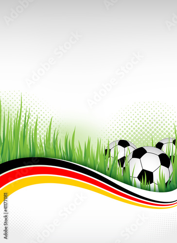 Vector: german football background german football background