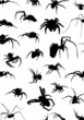 background with black spiders background with black spiders