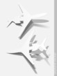 Vektor: airplane sticker, realistic design elements airplane sticker, realistic design elements