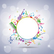 musique avec rond central