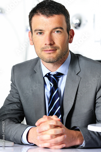 Photo: serious businessman serious businessman